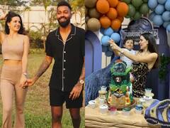 Hardik Natasa's Son Pics: ਨਤਾਸ਼ਾ ਨੇ ਬੇਟੇ ਅਗਸਤਿਆ ਦਾ ਜਨਮਦਿਨ ਖਾਸ ਥੀਮ ਨਾਲ ਮਨਾਇਆ