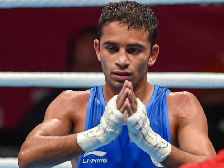 CWG 2022 Boxing Amit Panghal enters quarterfinals 5-0 Win 48-51kg Flyweight category commonwealth games CWG 2022: एकतरफा मुकाबला जीतकर क्वार्टरफाइनल में पहुंचे अमित पंघाल, वनुआटू के बॉक्सर को हराया