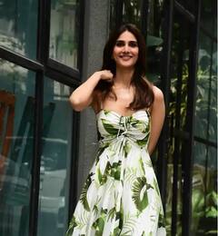 Vaani Kapoor Pics: પ્રિંટેડ ડ્રેસમાં વાણી કપૂરનો ખુબસૂરત અંદાજ જોવા મળ્યો, જુઓ ફોટો