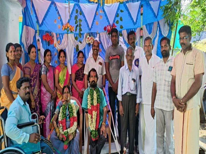 மாற்றுத் திறனாளி தம்பதிக்கு வாட்ஸ்அப் குழு மூலம் நிதி திரட்டி வளைகாப்பு - ஆரணியில் ஒரு நெகிழ்ச்சி சம்பவம்