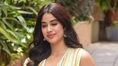 In Pics Janhvi Kapoor Shines In Indian Look For Promotions
