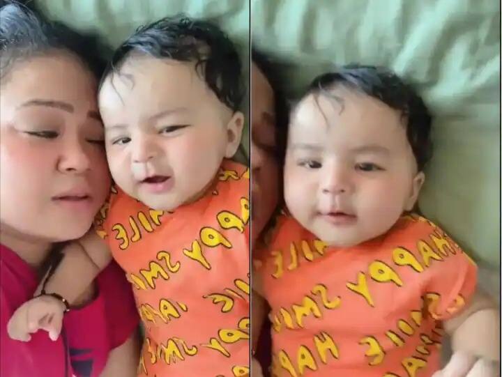 bharti-singh-shares-cute-video-with-son-gola-fans-says-kisi-ki-nazar-na-lage Bharti Singh Son Video: ਭਾਰਤੀ ਸਿੰਘ ਨੇ ਬੇਟੇ ਗੋਲਾ ਨਾਲ ਬਣਾਇਆ ਕਿਊਟ ਵੀਡੀਓ, ਫ਼ੈਨਜ਼ ਨੇ ਕੀਤੀ ਪਿਆਰ ਦੀ ਬਰਸਾਤ