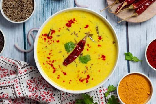 Rajasthani Kadhi : Put it in Besan curry, Rajasthani breakfast, the taste of curry will not be less than any dhaba or restaurant. Rajasthani Kadhi : ਬੇਸਣ ਦੀ ਕੜ੍ਹੀ 'ਚ ਲਗਾਓ ਰਾਜਸਥਾਨੀ ਤੜਕਾ, ਕਿਸੇ ਢਾਬੇ ਜਾਂ ਰੈਸਟੋਰੈਂਟ ਤੋਂ ਘੱਟ ਨਹੀਂ ਹੋਵੇਗਾ ਕੜ੍ਹੀ ਦਾ ਸਵਾਦ