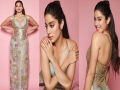 Janhvi Kapoor Pics: मैटेलिक शिमरी गाउन में जाह्नवी कपूर की तस्वीरों को देख उड़े फैंस के होश, किलर स्माइल भी है लाजवाब