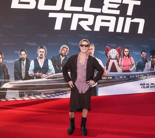 Brad Pitt Reveals Why He Wore A Skirt On 'Bullet Train' Red Carpet Brad Pitt Reveals Why He Wore A Skirt On 'Bullet Train' Red Carpet