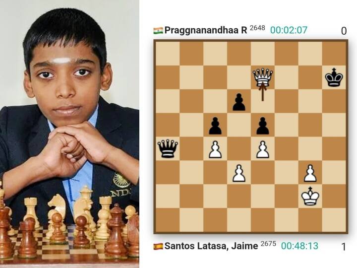 Chess Olympiad 2022: 44th Chess Olympiad 2022 Praggnanandhaa Loses to Spain Santos Latasa Jaime Chess Olympiad 2022: செஸ் ஒலிம்பியாட் 2022: தமிழக வீரர் பிரக்ஞானந்தா அதிர்ச்சி தோல்வி..