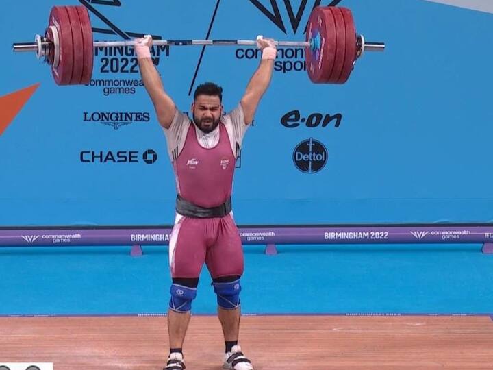 Commonweath Games 2022: Vikas Thakur Wins silver in 346kg Weightlifting CWG 2022: Indian Weightlifter Vikas Thakur Strikes Silver In Men's 96kg