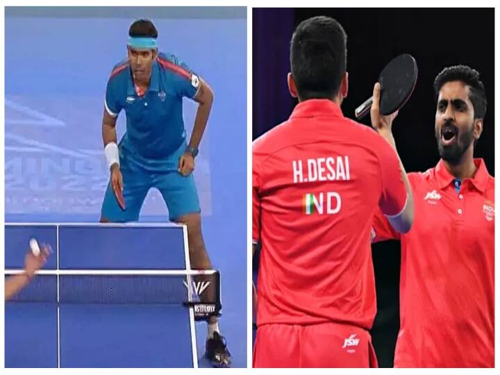 commonwealth games 2022 india vs singapore play table tennis mens final CWG Table Tennis : டேபிள் டென்னிசில் தங்கம் வெல்லுமா இந்தியா..? இறுதிப்போட்டியில் சிங்கப்பூருடன் இன்று மோதல்..!