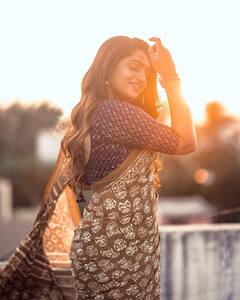 Actress Nakshathra Nagesh: மேகமோ அவள்....நக்‌ஷத்ரா நாகேஷின் க்யூட் க்ளிக்ஸ்!