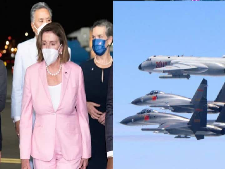 Amidst the visit of Nancy Pelosi, more than 20 Chinese military aircraft took off in Taiwanese territory Nancy Pelosi Taiwan Visit: અમેરિકા અને ચીન વચ્ચે નવાજૂનીના એંધાણ, તાઈવાનમાં ઘૂસ્યા ચીનના 20થી વધુ વિમાનો