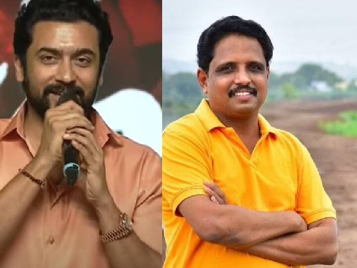 Actor suriya speech at Viruman movie function Actor suriya : திரைப்படமாகிறதா வேள்பாரி? மேடையில் சஸ்பென்ஸ் வைத்த சூர்யா!
