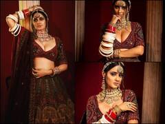 Ayesh Singh Photos: બ્રાઈડલ લૂકમાં કહેર વરસાવી રહી છે આયેશા સિંહ, ફોટો થયા વાયરલ