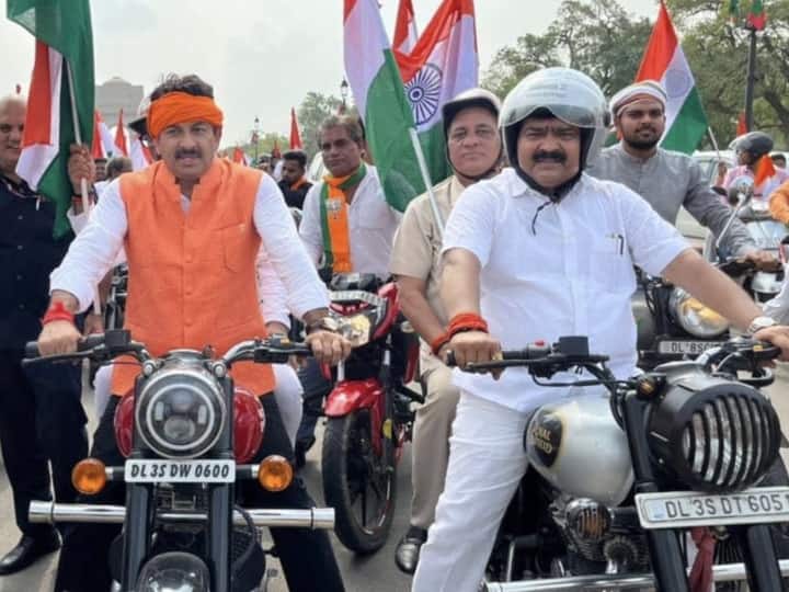 Delhi Police fined Manoj Tiwari for not wearing a helmet, the MP reacted like this