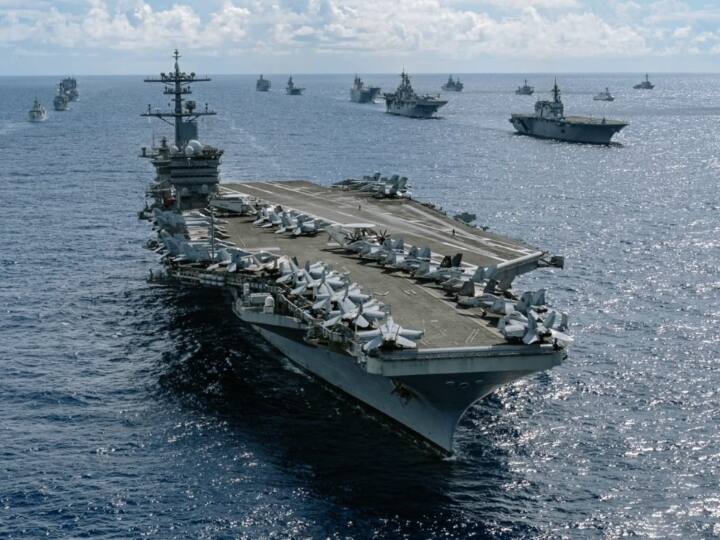 China Taiwan Conflict world largest naval exercise led by US Navy in Pacific Ocean tension for China ANN 26 देश और 25 हजार से ज्यादा सैनिक... US नेवी के नेतृत्व में प्रशांत महासागर में सबसे बड़ी नेवल एक्सरसाइज, चौकन्ना हुआ चीन