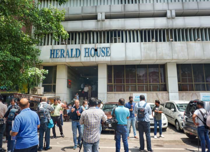 ED sealed the office of Young Indian at Herald House, searched yesterday