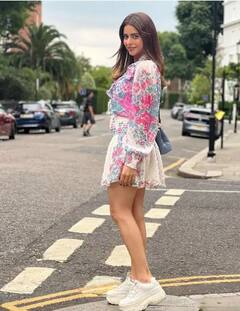 Aamna Sharif Photos : ਫੁੱਲ ਪ੍ਰਿੰਟਿਡ ਸ਼ਾਰਟ ਡਰੈੱਸ 'ਚ ਨਜ਼ਰ ਆਈ ਆਮਨਾ ਸ਼ਰੀਫ਼