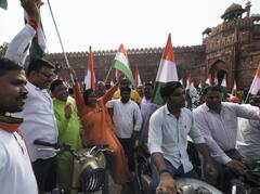 IN PICS | MPs Take Out Tiranga Bike Rally To Celebrate 75 Yrs Of Independence
