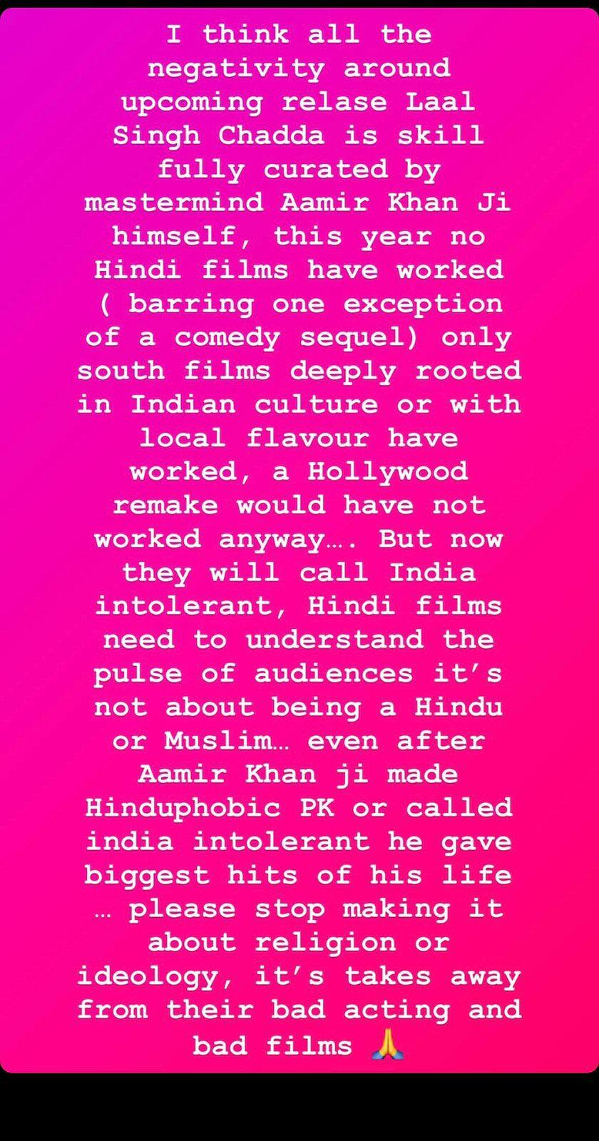 Laal Singh Chaddha Boycott: कंगना रनौत ने आमिर खान को बताया 'मास्टरमाइंड', बोलीं- जो हो रहा है उसके पीछे...