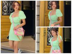 बैकलेस शॉर्ट ड्रेस में Anushka Sen लगीं ग्लैमरस, स्टनिंग लुक से लूट ली महफिल