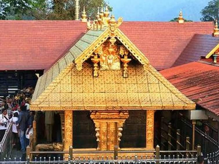 kerala: Sabarimala Ayyappan temple 'niraputhari'  Ritual devotees asked to move out of temple premises before 6pm today due to heavy rain forecast Sabarimala Ayyappan temple: பம்பை ஆற்றில் அசரடிக்கும் வெள்ளம்.. சபரிமலை ஐயப்பன் கோயில் கட்டுப்பாடுகள் இவை..