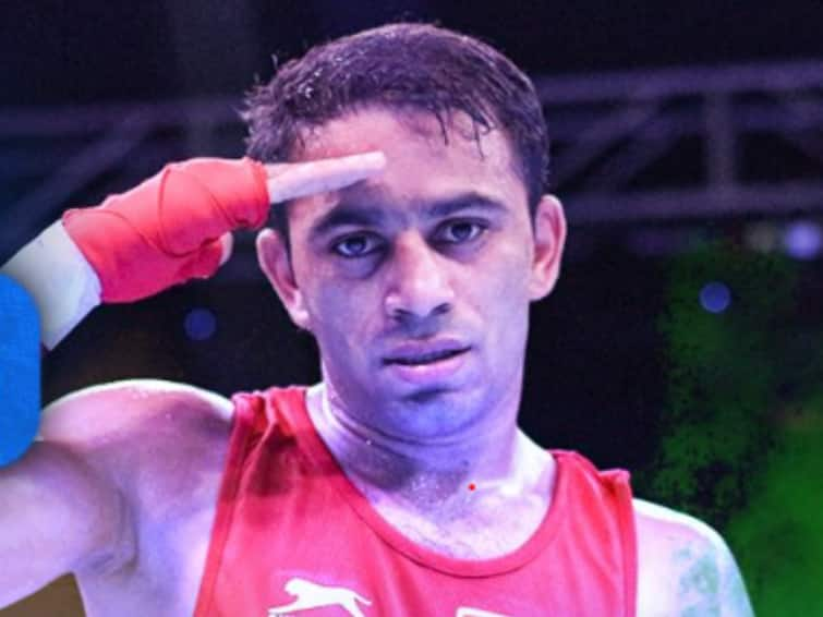 Commonwealth Games 2022 Boxing Indian Boxer Amit Pangal beats Mulliganan Lenon in Quarterfinals 5-0 to secure India medal CWG 2022 Boxing: காமன்வெல்த் குத்துச்சண்டையில் இந்தியாவிற்கு மேலும் ஒரு பதக்கத்தை உறுதி செய்த அமித் பங்கால்