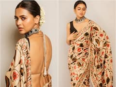 Tejasswi Prakash Exudes Grace In A Saree, SEE PICS