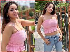 Monalisa Stylish Look: ਭੋਜਪੁਰੀ ਅਦਾਕਾਰਾ ਮੋਨਾਲੀਸਾ ਨੇ ਗੁਲਾਬੀ ਕ੍ਰੌਪ ਟਾਪ 'ਚ ਸ਼ੇਅਰ ਕੀਤੀਆਂ ਖੂਬਸੂਰਤ ਤਸਵੀਰਾਂ, ਅਦਾਵਾਂ ਦੇਖ ਤੁਸੀਂ ਵੀ ਹਾਰ ਜਾਓਗੇ ਦਿਲ