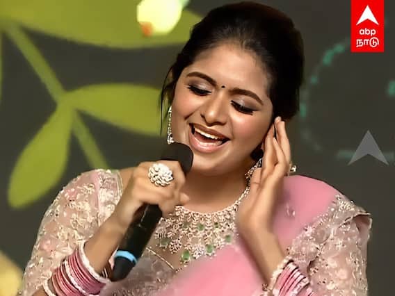 Adithi Shankar Speech : ”மதுர வீரன்” பாடலை அழகாக பாடி காட்டிய அதிதி ஷங்கர்