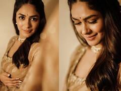 Mrunal Thakur: ரோஜா கடலே என் ராஜா மகளே...நடிகை மிருணாள் தாகூர் லேட்டஸ்ட் போட்டோஸ்!