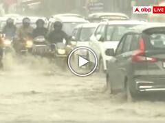 Watch: राजस्थान के इन जिलों में जमकर बरस रहे बादल, जयपुर में भारी बारिश से सड़कें जाम
