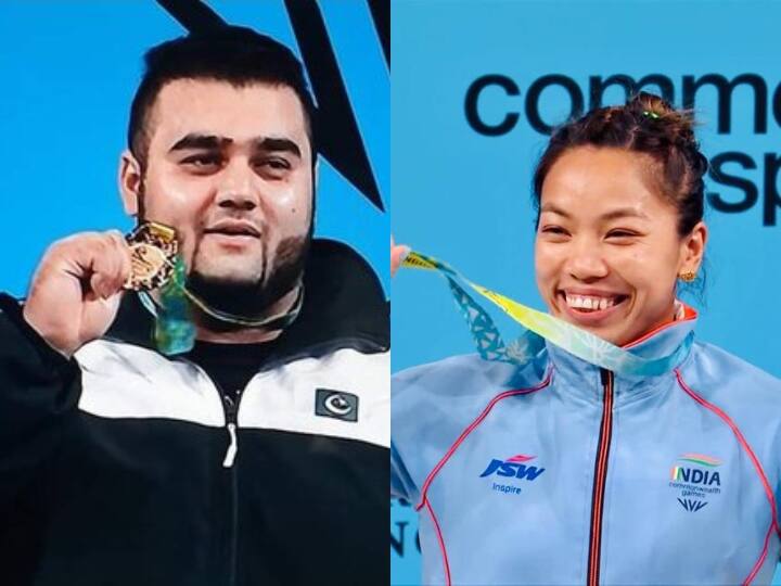Weightlifter Noah Dastagir Butt, who won the first gold medal for Pakistan in the Commonwealth Games 2022, said that Mirabai Chanu is an inspiration and I have got a lot of love from India CWG 2022: गोल्ड मेडल जीतने पर पाकिस्तानी वेटलिफ्टर का बड़ा बयान, कहा- मीराबाई चानू प्रेरणास्रोत, भारत से काफी प्यार मिला