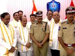 Telangana CM KCR Inaugurates Police Integrated Command And Control Centre In Hyderabad | IN PICS