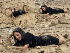 Shehnaaz Gill Photos: सड़क किनारे मिट्टी में लिपटकर शहनाज गिल ने दिए पोज, तस्वीरें देख फैन्स हुए हैरान