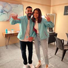 Virushka : ஒரே நிற உடையில் கலக்கும் விராட் கோலி - அனுஷ்கா!