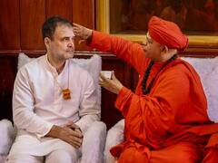 Photos: કર્ણાટક પ્રવાસ પર રાહુલ ગાંધી, લિંગાયત સંપ્રદાયની દીક્ષા લીધી