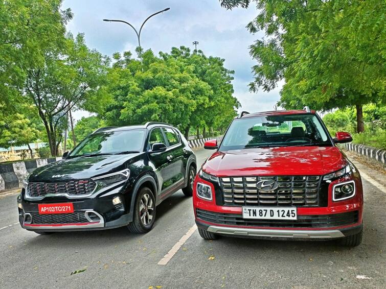 2022 Hyundai Venue vs Kia Sonet What are the differences 2022 Hyundai Venue vs Kia Sonet: এই দুই গাড়ির মধ্যে পার্থক্য কী কী? দেখে নিন