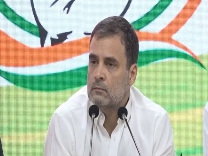 rahulgandhi press conference Witnessing the death of democracy, dictatorship of four people 