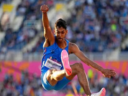 commonwealth games 2022 india athlete murali sreeshankar won silver long jump CWG 2022 : நீளம் தாண்டுதலில் வெள்ளியை வென்ற முரளிஸ்ரீசங்கர்.. காமன்வெல்த்தில் பதக்கங்களை குவிக்கும் இந்தியா..!
