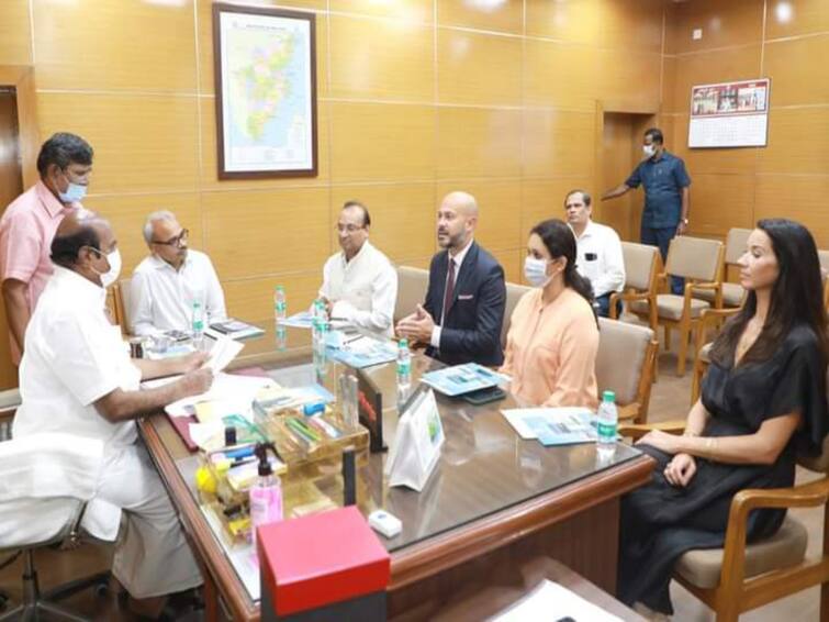 norway delegation met with Minister Velu regarding modern ports in Tamil Nadu TNN தமிழகத்தில் நவீன துறைமுகங்கள்; அமைச்சர் எ.வ.வேலுவுடன் நார்வே  தூதுக்குழுவினர் சந்திப்பு