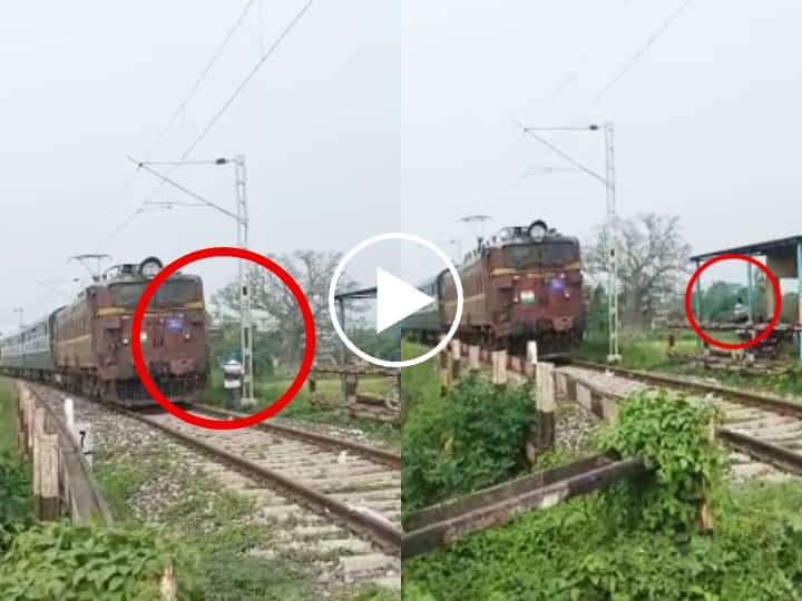 Maharajganj Siwan Mashrakh Rail Route where No Gateman available on this Railway Crossing of Bihar see VIDEO ann बिहार का ऐसा रूट जहां ट्रेन रोककर फाटक बंद करने उतरता है रेलकर्मी, यात्री भी हो जाते हैं हैरान, देखें VIDEO
