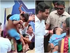 Andhra Pradesh CM Jagan Reddy Halts Convoy To Help Woman With Ailing Child | WATCH