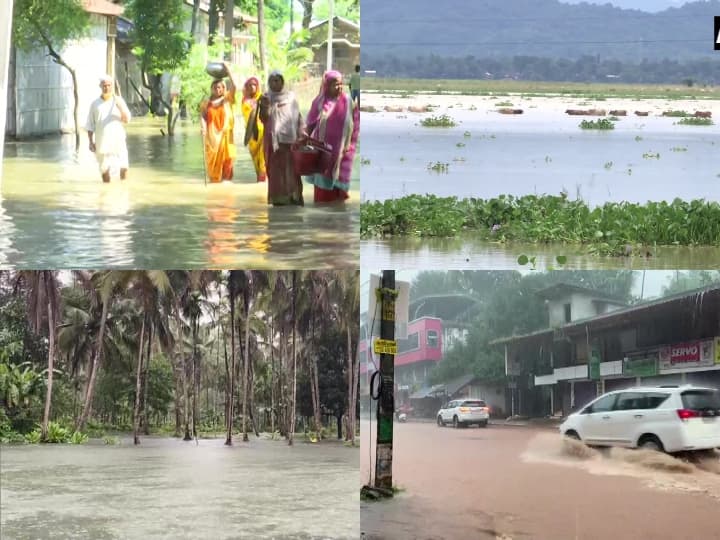 India Weather Forecast Monsoon Rainfall in Tamil Nadu Karnataka Uttarakhand Flood in UP And Madhya Pradesh Heavy Rainfall: उत्तर से दक्षिण भारत तक बारिश और बाढ़ से मुसीबत, तमिलनाडु के कृष्णागिरी में रेस्क्यू ऑपरेशन, पूर्वांचल में घाघरा नदी उफान पर