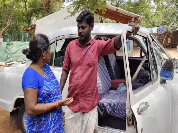 Trichy Sadhana's new ambassador car ‛சாதா காரும் சாதனா வீட்டுக்காரும்’ கியாவுக்கு ஆசைப்பட்டு கடைசியில் அம்பாசிடர் அரைவ்ட்!