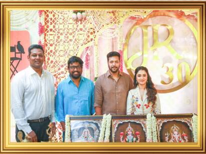 Jayam Ravi and Director Rajesh to do the next film JR 30 JR 30: ஜெயம் ரவி-ப்ரியங்கா மோகன் இணையும் புதிய படம்... பூஜையோடு தொடக்கம்!