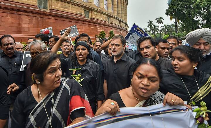 মূল্যবৃদ্ধি, বেকারত্বের প্রতিবাদে পথে কংগ্রেস, দিল্লিতে আটক রাহুল