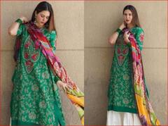 Sonam Bajwa Traditional Look: ਪੰਜਾਬੀ ਅਦਾਕਾਰਾ ਸੋਨਮ ਬਾਜਵਾ ਨੇ ਹਰੇ ਸੂਟ 'ਚ ਸਾਂਝੀਆਂ ਕੀਤੀਆਂ ਤਸਵੀਰਾਂ, ਸਾਦਗੀ 'ਤੇ ਫਿਦਾ ਹੋਏ ਫੈਨਜ਼