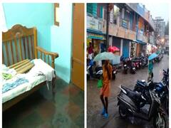 Rain Alert : திருவண்ணாமலை மற்றும் சுற்றுவட்டார பகுதிகளில் கனமழை.. வீடுகளுக்குள் வெள்ளநீர்.. தவியாய் தவிக்கும் மக்கள்..