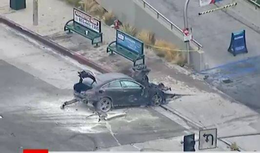 ઘાતક બની કારની ઝડપ,એક સાથે અનેક કાર ટકરાઈ