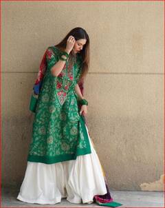 Sonam Bajwa Traditional Look: ਪੰਜਾਬੀ ਅਦਾਕਾਰਾ ਸੋਨਮ ਬਾਜਵਾ ਨੇ ਹਰੇ ਸੂਟ 'ਚ ਸਾਂਝੀਆਂ ਕੀਤੀਆਂ ਤਸਵੀਰਾਂ, ਸਾਦਗੀ 'ਤੇ ਫਿਦਾ ਹੋਏ ਫੈਨਜ਼