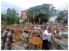 Amit Shah, Yogi Adityanath Link Congress' Protest In Black Clothes To Message Against Ram Temple